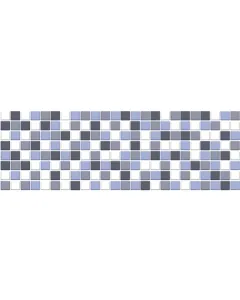 Azulev solid - falicsempe (quadrate kék, 20x60cm, 1,08m2)