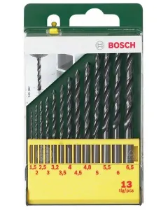 13 db- os fémfúró készlet tartós anyagból készült