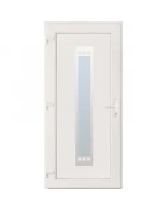 Cando ohio - műanyag bejárati ajtó (98x208, bal, fehér)