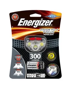 Energizer - fejlámpa (led, 3db aaa elemmel, 300lm)