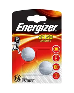 Energizer - gombelem (cr2450, 3v, 2db)