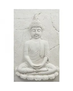 Fabrostone - gipszkép (43x70cm, buddha)