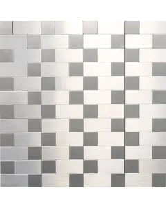 Fliesen - öntapadós mozaik (metal mix, 30x30cm)