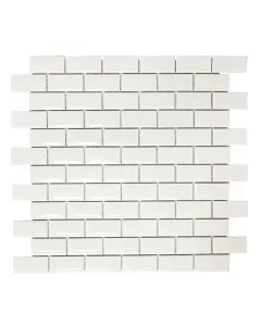Fliesen trend brick bond diamond - mozaik (fehér, 30x30cm)