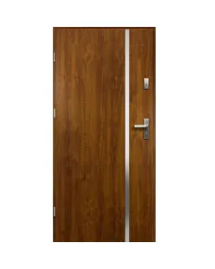 Hebe - fém bejárati ajtó (100x207, balos, aranytölgy)