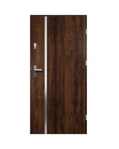 Hebe - fém bejárati ajtó (100x207, jobbos, dió)
