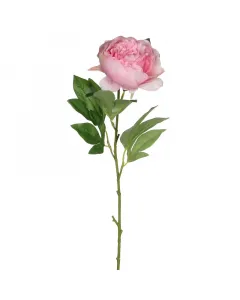 Mica decorations - selyemvirág (pünkösdi rózsa, rózsaszín, 76cm)