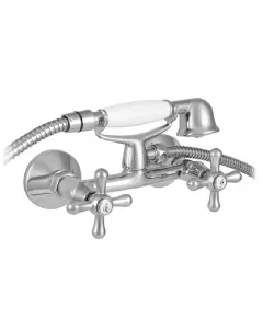 MOFÉM TREFF - zuhany csaptelep Antica kézizuhannyal 1500 mm-es gégecsővel zuhanytartó villával kerámiás felsőrésszel zajcsökkentő elemmel kétkaros kialakítás