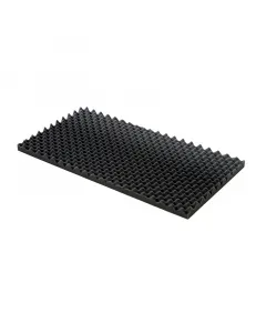Hatékony hangszigetelés mérete: 100 x 50 cm vastagsága: 2,5 cm anyaga: poliuretán hullámprofil