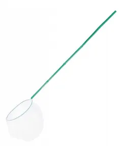 Anyaga: bambusz hossza: 100 cm háló átmérője: 20 cm háló szemmérete: 2 mm