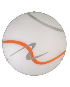 RÁbalux soley - mennyezeti lámpa (1xe27, Ø30, fehér-narancssárga)