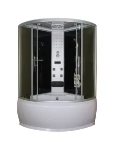 Sanotechnik cuba tr25 - hidromasszázs zuhanykabin (130x130x228cm, íves)