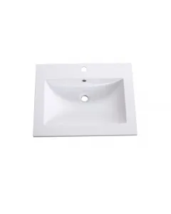 Sanotechnik soho - beépíthető mosdó (fehér, 60cm)