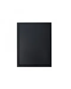 Mindkét oldalán írható lakkozott, fekete kerettel  mérete: 40 x 60 cm krétamarkerrel  rögzítőkészlettel