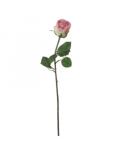 Selyemvirág (rózsa, rózsaszín, 69cm)
