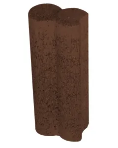 Semmelrock duofix - szegélykő 9,4x6x25cm (barna)