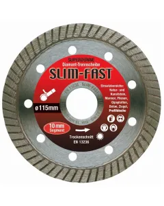 Beton vágásához Átmérő: 115 mm gyémántbevonatú vágóél