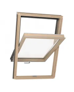 Solid thermo - tetőtéri ablak (3 rétegű, fa, 78x118cm)