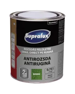 Supralux antirozsda - fémfesték közvetlenül a rozsdára - metálzöld (kalapácslakk) 0,75l