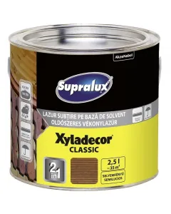Supralux xyladecor classic - vékonylazúr - rusztikus dió 2,5l