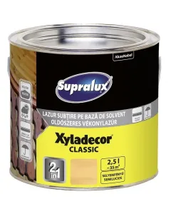 Supralux xyladecor classic - vékonylazúr - színtelen 2,5l