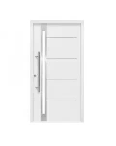 Thermolux london - fém bejárati ajtó (98x208, balos, fehér)