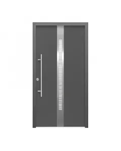 Thermolux roma - fém bejárati ajtó (98x208, balos, antracit)
