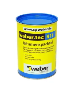 Weber tec 911 - bitumenes vízszigetelés (oldószeres, 1l)