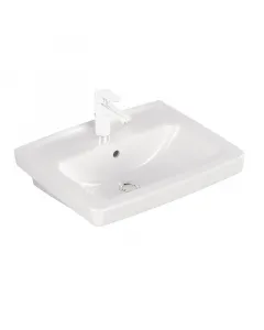 ALFÖLDI OPTIC - mosdó (55x44cm) Kerámia mosdó szögletes rögzítés módja: falra szerelhető csaplyukkal és túlfolyónyílással felszerelt