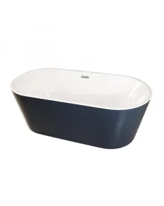 Balneo milano - szabadonálló fürdőkád (akril, navy kék, 170x80cm)