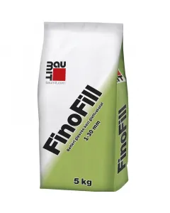 BAUMIT FINOFILL - beltéri glett (5kg) Beltéri használatra max. 30 mm vastagságig rétegenként páraáteresztő minden ásványi alapú felületre