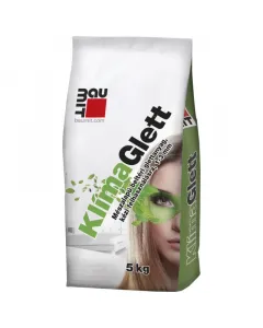 BAUMIT - klíma glett (5kg) Beltéri használatra max. 3 mm vastagságig rétegenként fehér színű gyárilag előkevert