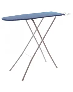 Állvány anyaga: fém, pozdorja huzat anyaga: 100% pamut vasalási felület: 90 x 30 cm magasság: 84 cm vasalótartóval