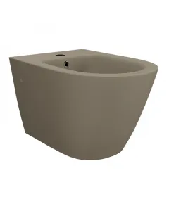 RAK CERAMICS Bidé FEELING (cappuccino, fali) Rak ceramics fali bidé cappucino színben kiváló minőségű szaniterkerámia alapanyag túlfolyóval és 1 csaplyukkal  rejtett rögz