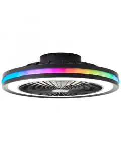 Led világítással ellátott mennyezeti ventilátor cct-funkció állítható fényerővel: színhőmérséklet 2700k-6500k között válto