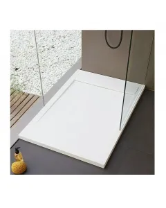 Camargue manhattan - zuhanytálca (120x90cm, szögletes, fehér)