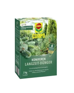 Szilárd táp hosszú hatású tűlevelűekhez és örökzöld növényekhez