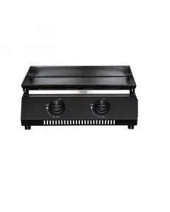 COZZE Plancha 400 Asztali gázgrill (2 égős) Cozze plancha grill grillezőfelület: 49 x 35 cm kompakt kivitel 2 db acél égőfej gázüzemű, plancha sütési technológia