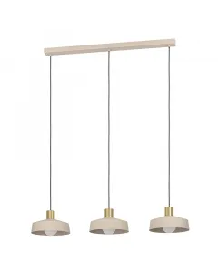 Eglo valdiola függeszték 3 x max. 40 w-os e27-es foglalat dekoratív megjelenés modern dizájn ip20 védettség