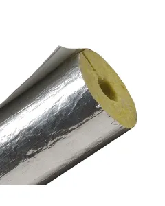 Climapor csőszigetelés 18 mm csőátmérőhöz 20 mm falvastagsággal alumínium bevonattal  Öntapadós kivitel  víz- és fűtéscsöv
