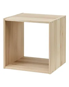 Dolle chest - kocka alakú állópolc (35,8x35,6x33cm, bükk)