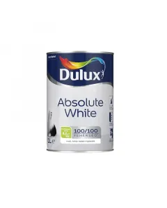 Dulux absolute white - beltéri falfesték - fehér (matt) 1l