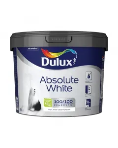 Dulux absolute white - beltéri falfesték - fehér (matt) 9l