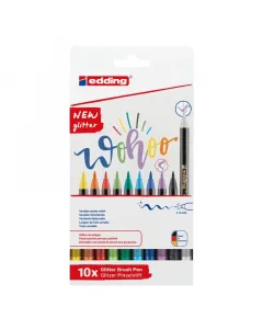 Kreatív munkákhoz vonalvastagság: 1-6 mm tollhegy formája: ecset vízbázisú tinta csillogó hatás