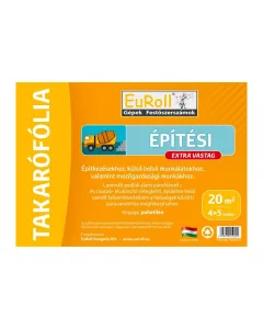 Építési munkákhoz extra vastag (75 mikron) anyaga újrahasznosítható