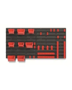 Kistenberg szerszámfal orderline optimal szett 2 db szerelőpanel (390 × 395 mm) 8 db szerszámtároló doboz és 20 db akasztóelem s