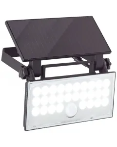 Luton kültéri napelemes fali lámpa mozgásérzékelővel  6 w-os beépített led-fényforrás fényáram: 1000 lm ip65-ös védettség