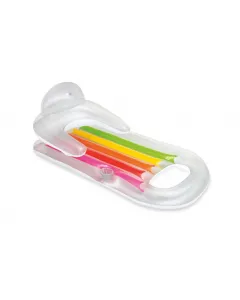 Intex fotelmatrac karfával, háttámlával és pohártartóval anyaga: tartós pvc hossza: 160 cm gyöngyházfényű ezüst vagy kék sz