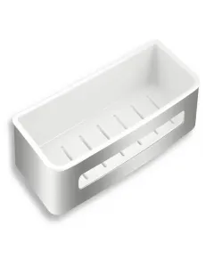 FERRO EMOTION - zuhanypolc (29cm) Az emotion termékcsalád része anyaga: rozsdamentes acél fehér kivitel méret: 29 x 13 x 6 cm