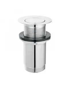 FERRO S283-WBP - magasított leeresztőszelep (5/4, króm, Click-Clack) Anyaga: krómozott réz mosdószifon-csatlakozás: 5/4 egyszerű nyitás és zárás nagyméretű dugó